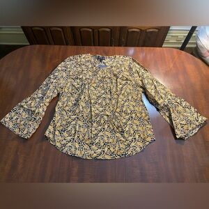 J Crew women’s long sleeve blouse